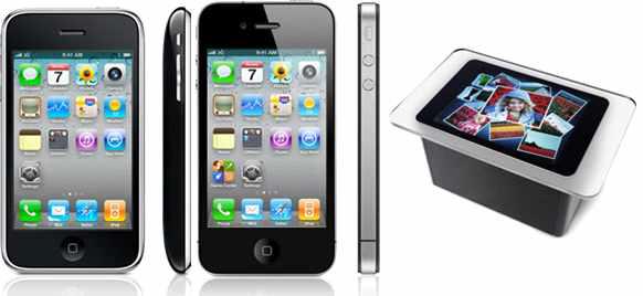 Apple사의 iPhone 3Gs, iPhone4와 MS사의 Surface