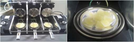 Microchamber and preparation of VOCs test.