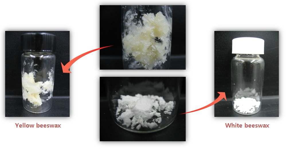 Extracted beeswax (yellow beeswax & white beeswax).