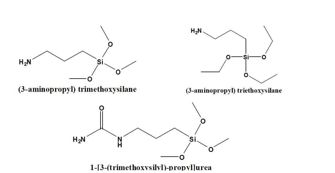 보강제의 화학구조 (Chemical structure of pre-treatment agent)