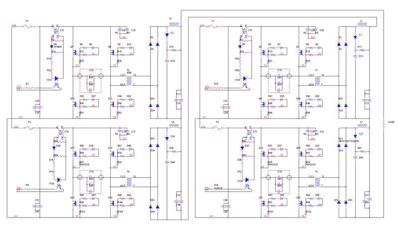 DC/DC Converter LOAD의 내부회로 구성