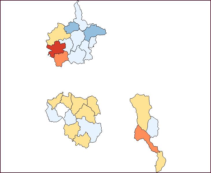 Percentile Plot : Raw Rate of Infection rate