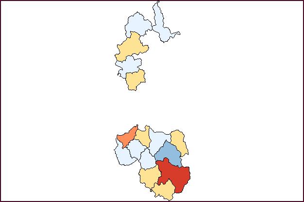 Percentile Plot : Raw Rate of Infection rate