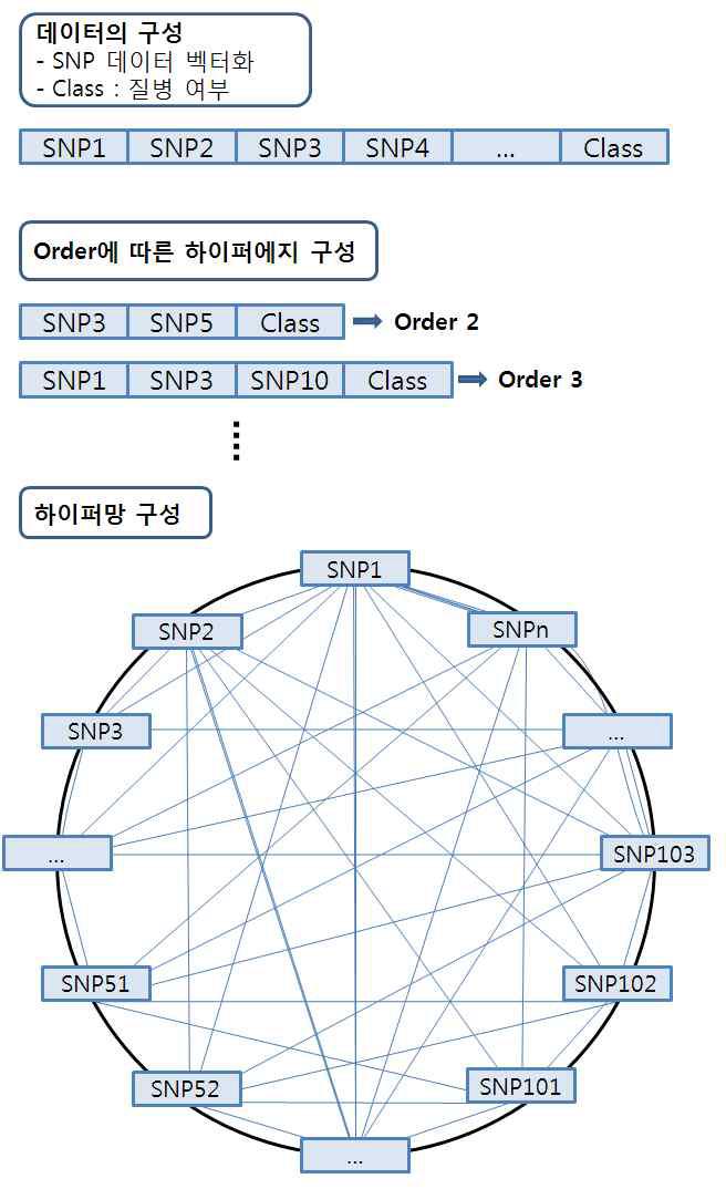 하이퍼네트워크를 이용한 다중 SNP 분석 방법