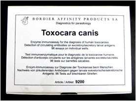 Toxocara canis ELISA kit(Swiss)