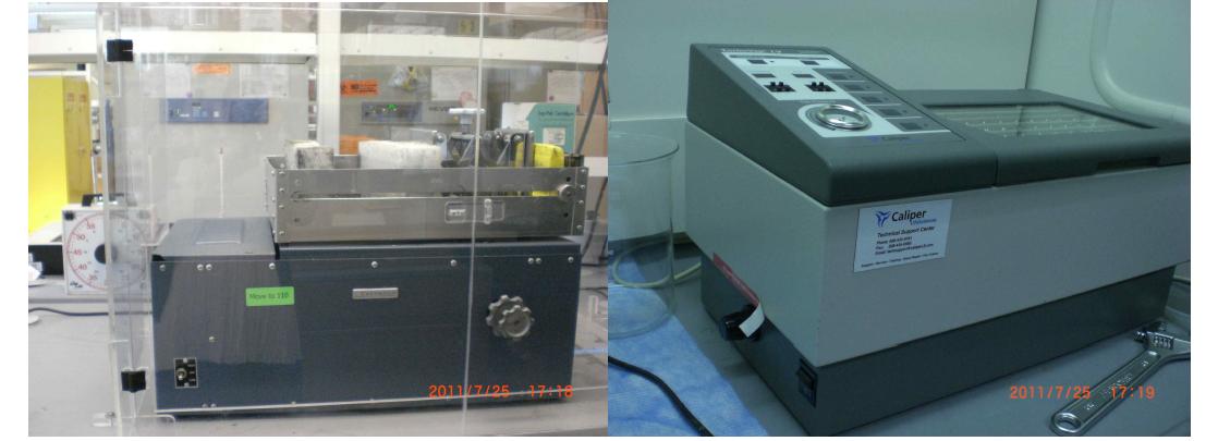 Shaker for hexane extraction in USA CDC. Fig. 20. Concentrator (Turbovap LV concentrator) in USA