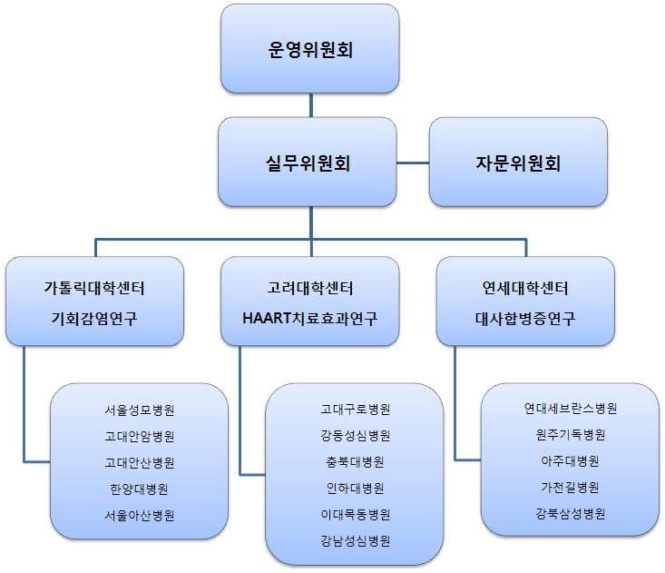 에이즈 코호트 연구 수행 체계