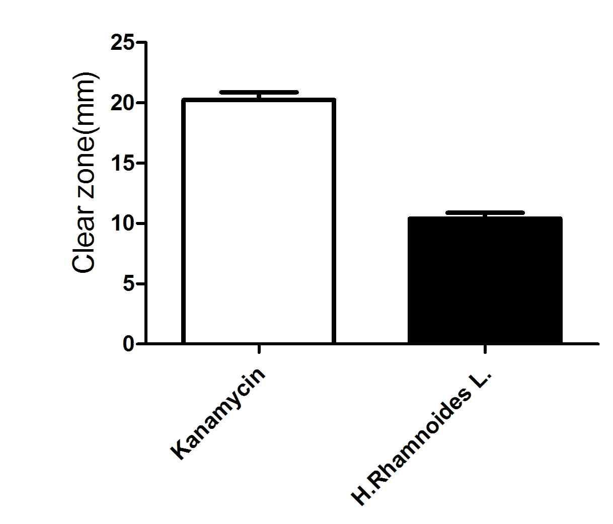 Antibacterial effect of H. rhamnoides L. extract against B. cereus