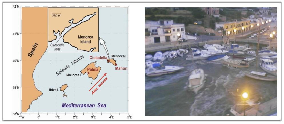 2006년 6월 15일에 스페인 Ciutadella 항에 도착한 장파