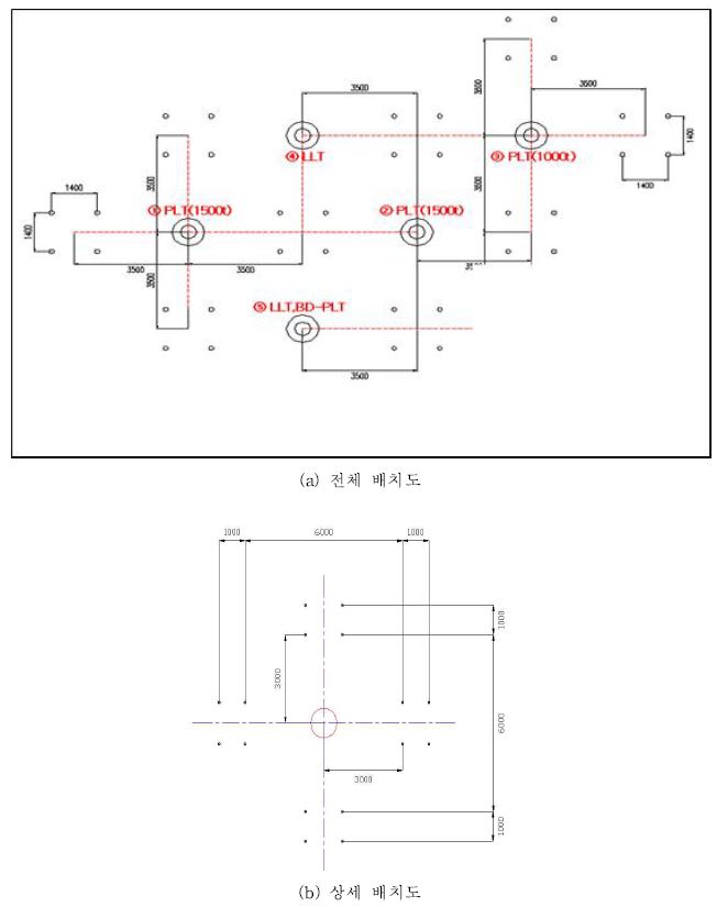 반력 앵커 배치도