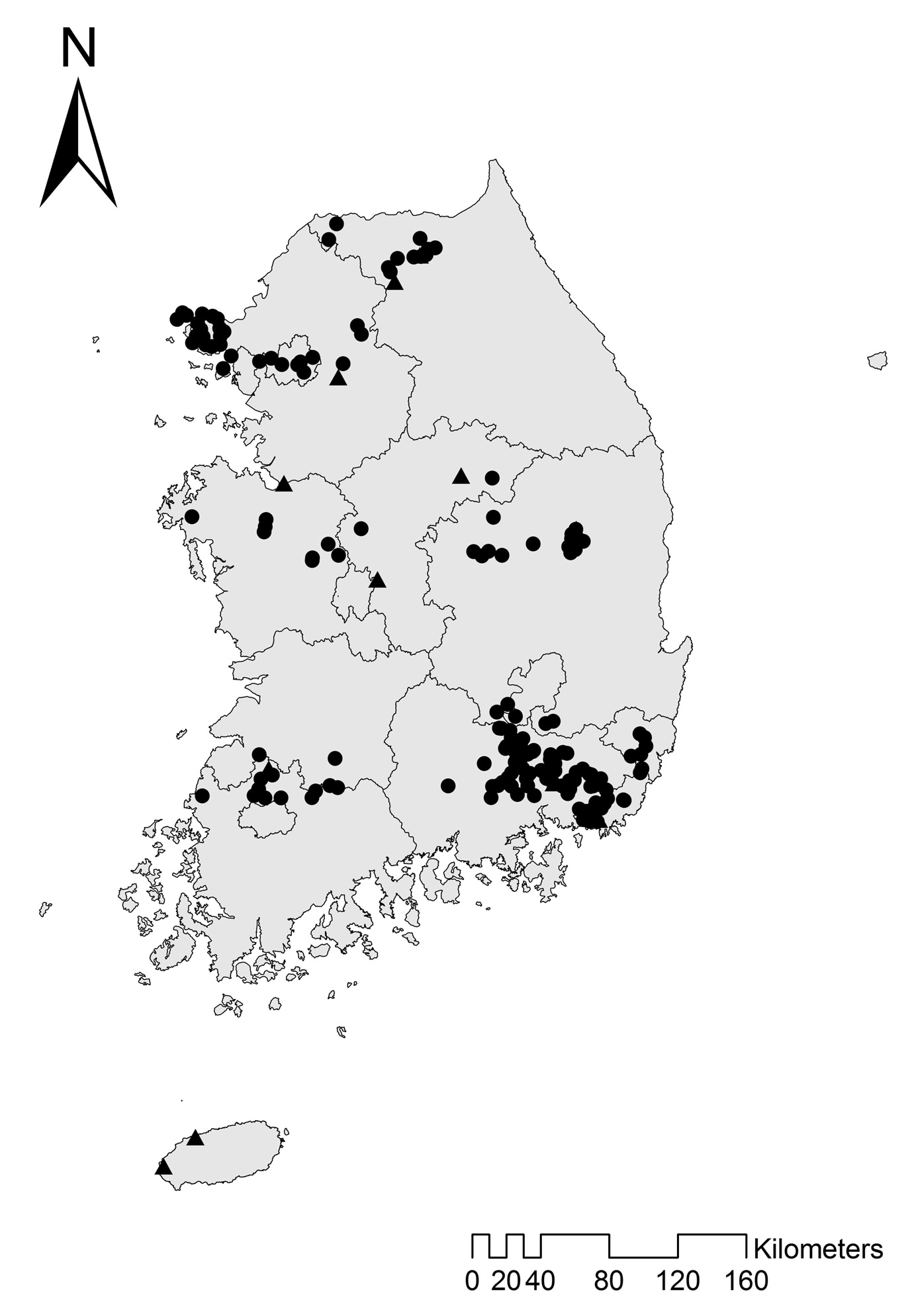 큰입배스 출현지점