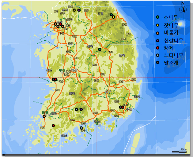 2010년 조사지역