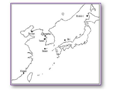 Fig. Ⅱ-32. Locations of monitoring sites