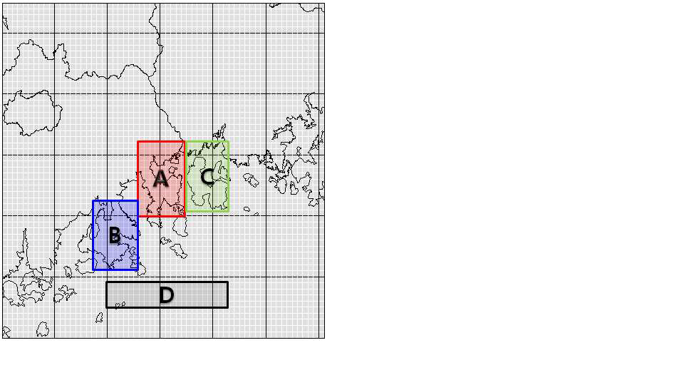 그림 8.5 3km Domain의 PA분석 영역