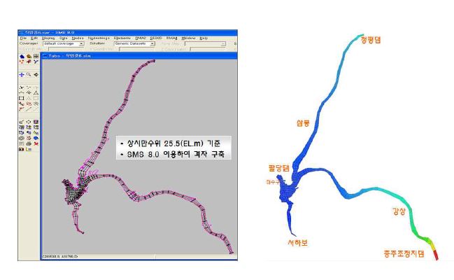 고도자료 추출 및 격자 구축