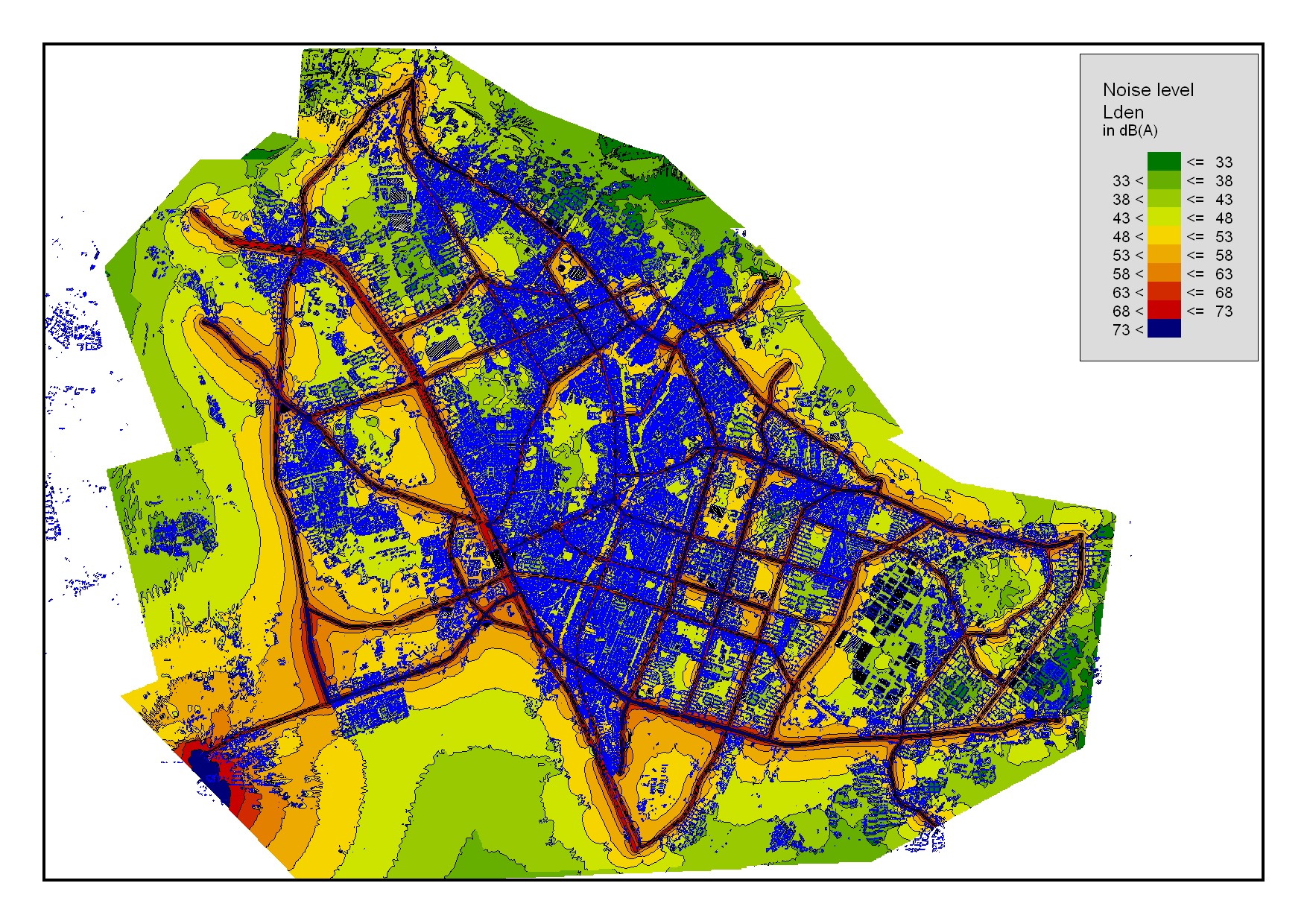 Grid noise map in Suwon