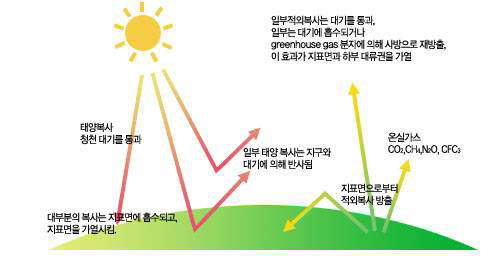 그림 1. 온실가스 메카니즘