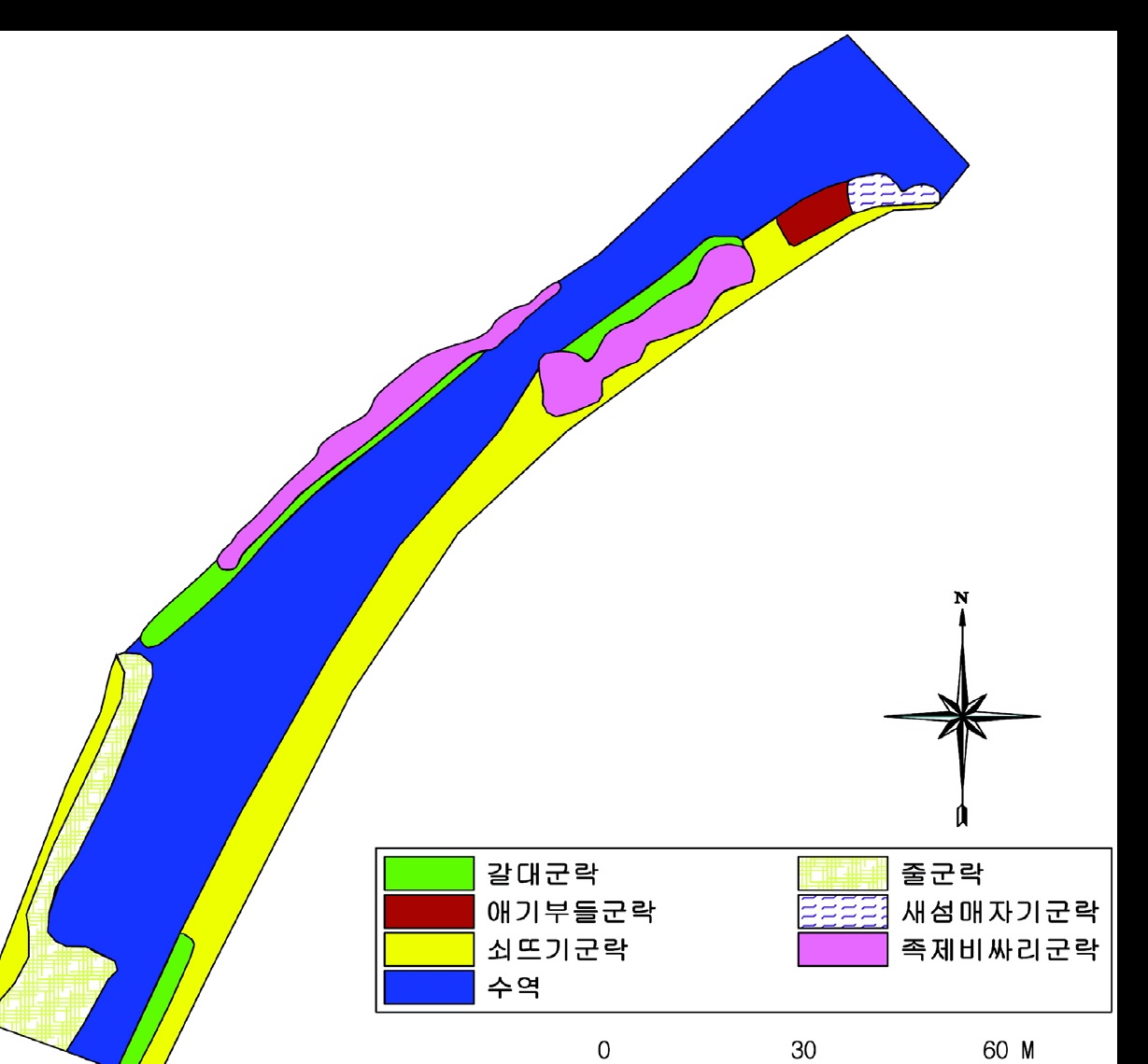 안현천 AH02의 현존식생도