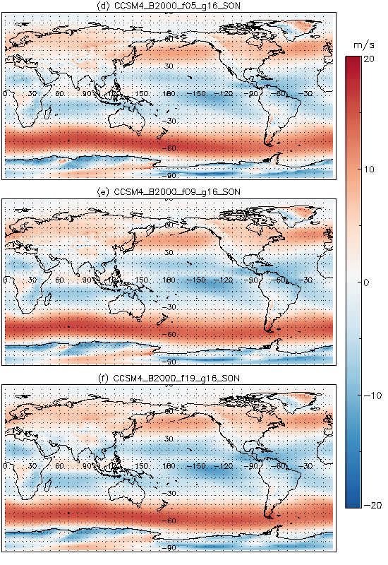 Figure 3.28. Spatial pattern of annual mean of soil mineral nitrogen for the period of (a) 1985 to 2004 and (b) 1948 to 1967, and (c) differences in two periods (1985-2004 minus 1948-1967)