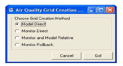 Air Quality Grid Creation Method 화면