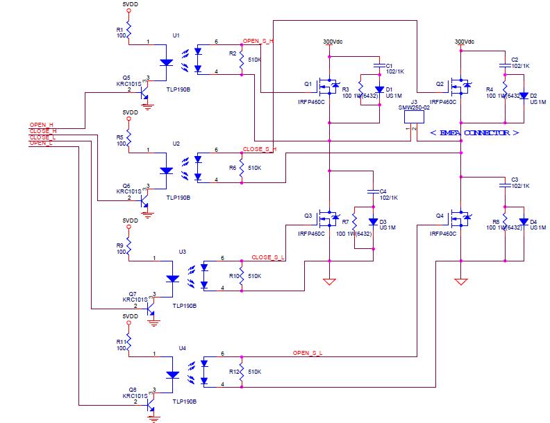 EMFA Actuator 구동 회로도