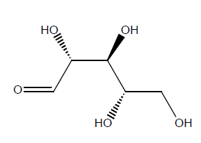 L-arabinose의 화학구조