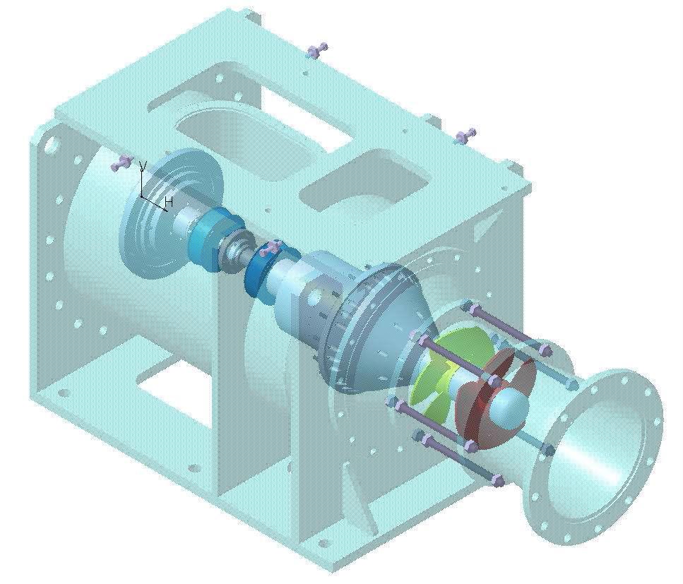 20kW 상반전 수차 3D 형상