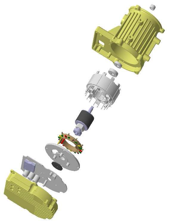 Motor 설계도 3D