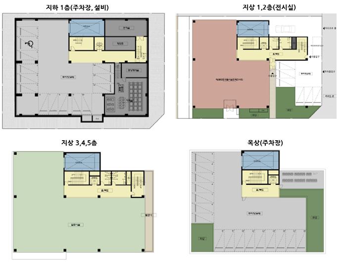 각 층별 평면도