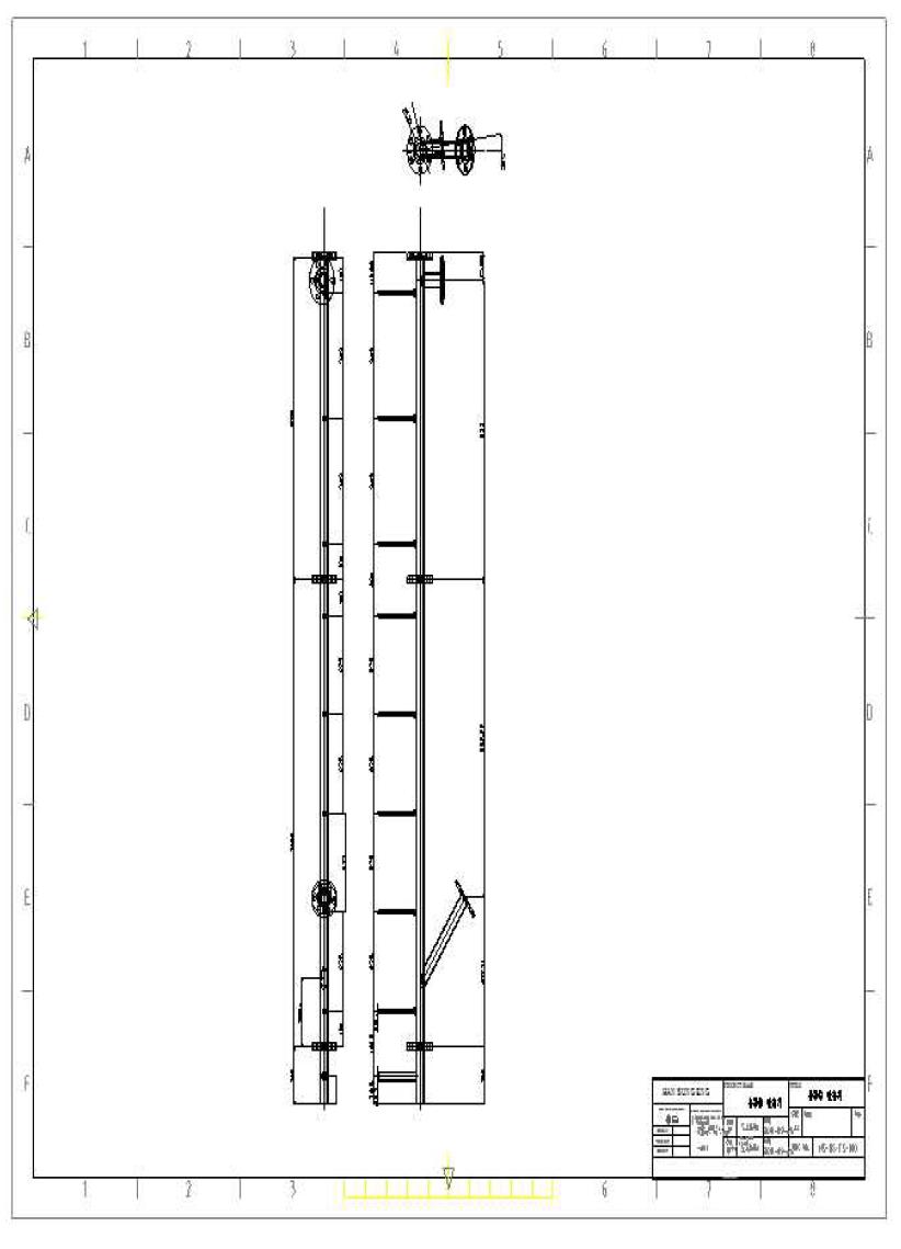 CAD drawing of riser.