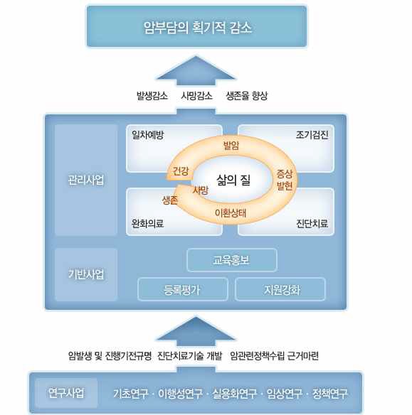 제2기 암 정복 10개년 계획 추진체계