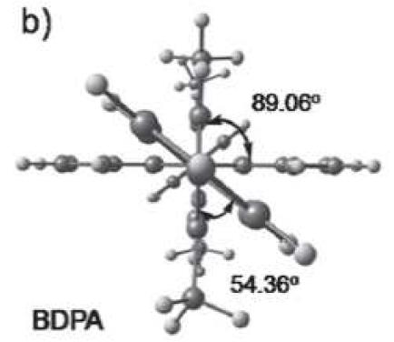 3D structurere of 9,10-bis(2,5-dimethylbiphenyl-4-yl)anthracene (BDPA)