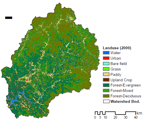 Landuse map of 2000