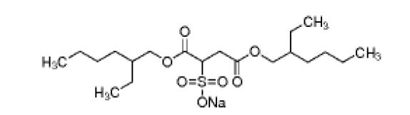 Molecular structure of DOSS