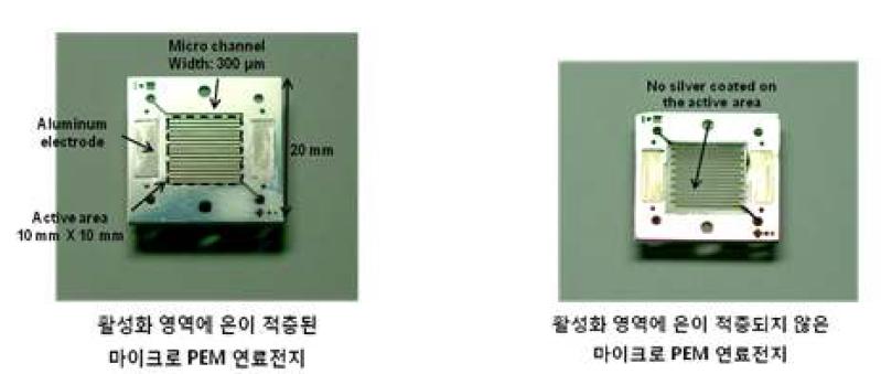 은을 적층한 마이크로 연료전지