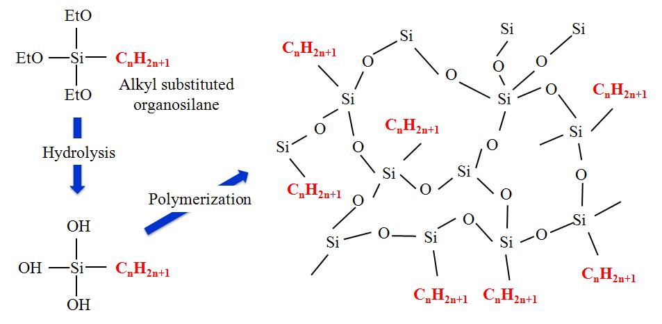 Conventional 한 alkoxide 과 Organically Modified 된 alkoxide precurosr