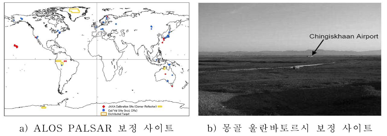 ALOS PALSAR 보정실험 Site