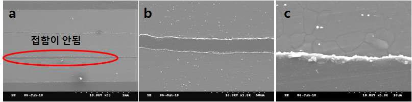 ARB 1Cycle 판재의 TD면의 SEM Image