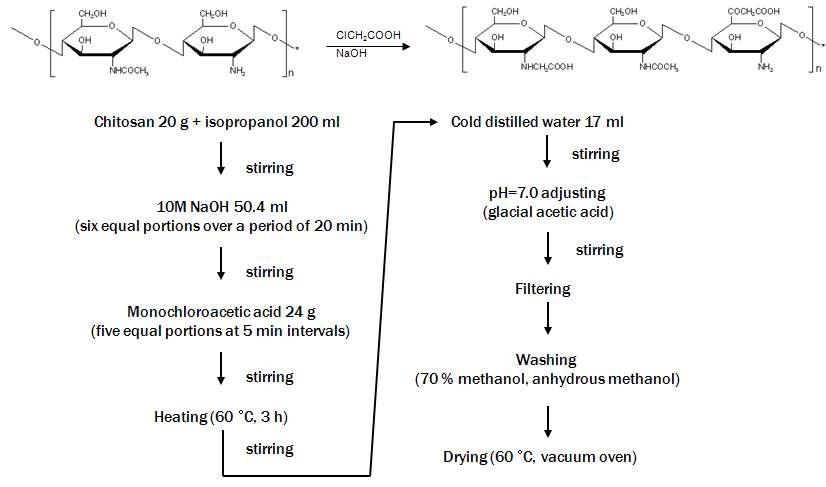 수용성 키토산의 합성 방법