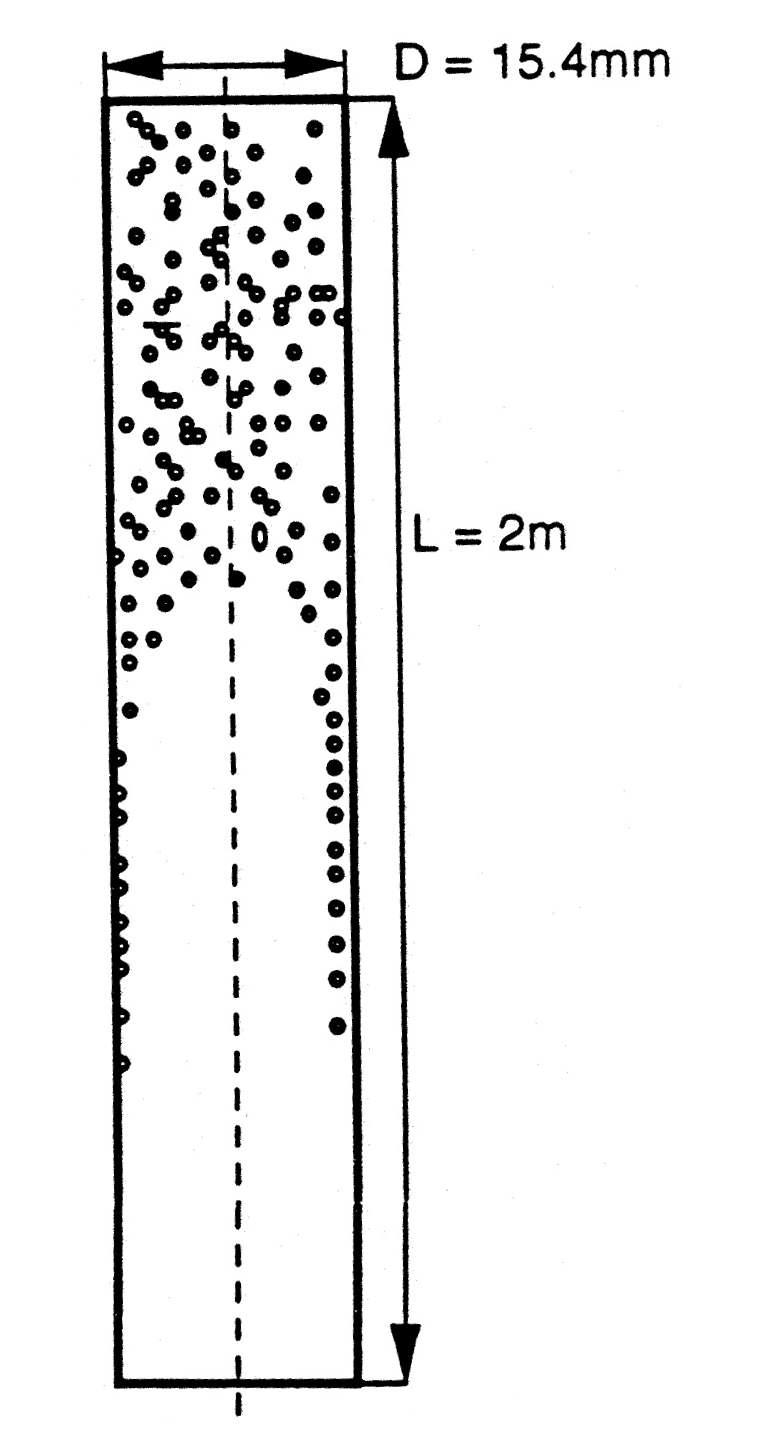 Schematic of subcooled boiling in vertical tube