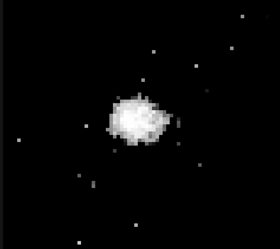 그림 3-241. 핀홀카메라에 의해 관측된 X-선 발생원의 이미지