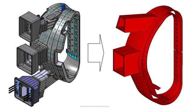 ITER 진공용기의 형상 단순화