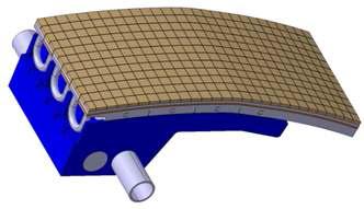 3D drawing for blanket first wall semi-prototype