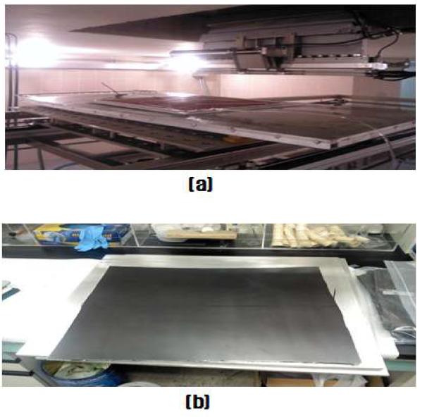 그림 8-2. Curing process of the carbon fiber reinforced plastic using an electron beam curing technique