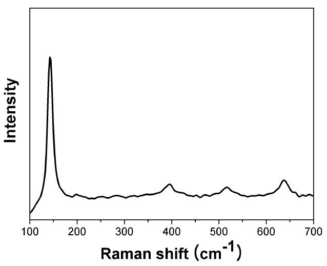 그림 1-19. Raman spectrum of PTC fiber.