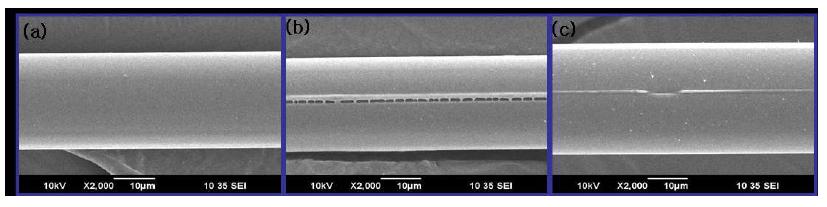 그림 2-14. SEM image of SiC fiber