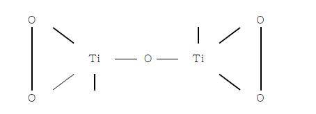 Titanium peroxide 구조