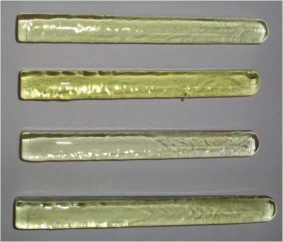 비선형 광섬유 모재제조용 bismuth를 함유 광학유리