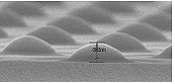 Micro-lens array on sapphire substrate