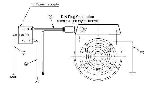 XRII (Toshiba E5870SD-P6K) power connection